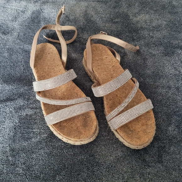 Kelly & Katie Shoes - Rhinestone Sandals Size 7.5